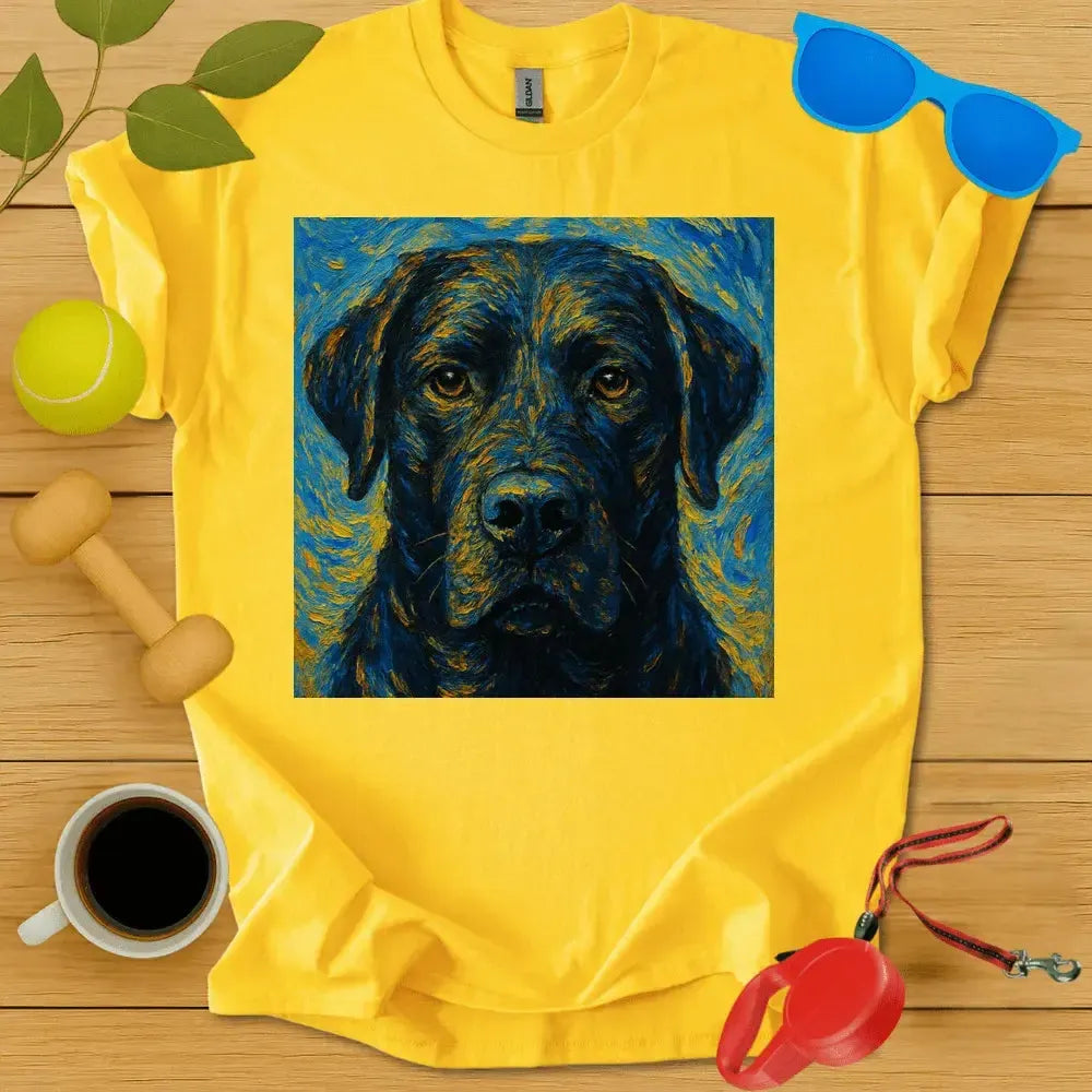 Labrador Retriever Van Gogh Tee