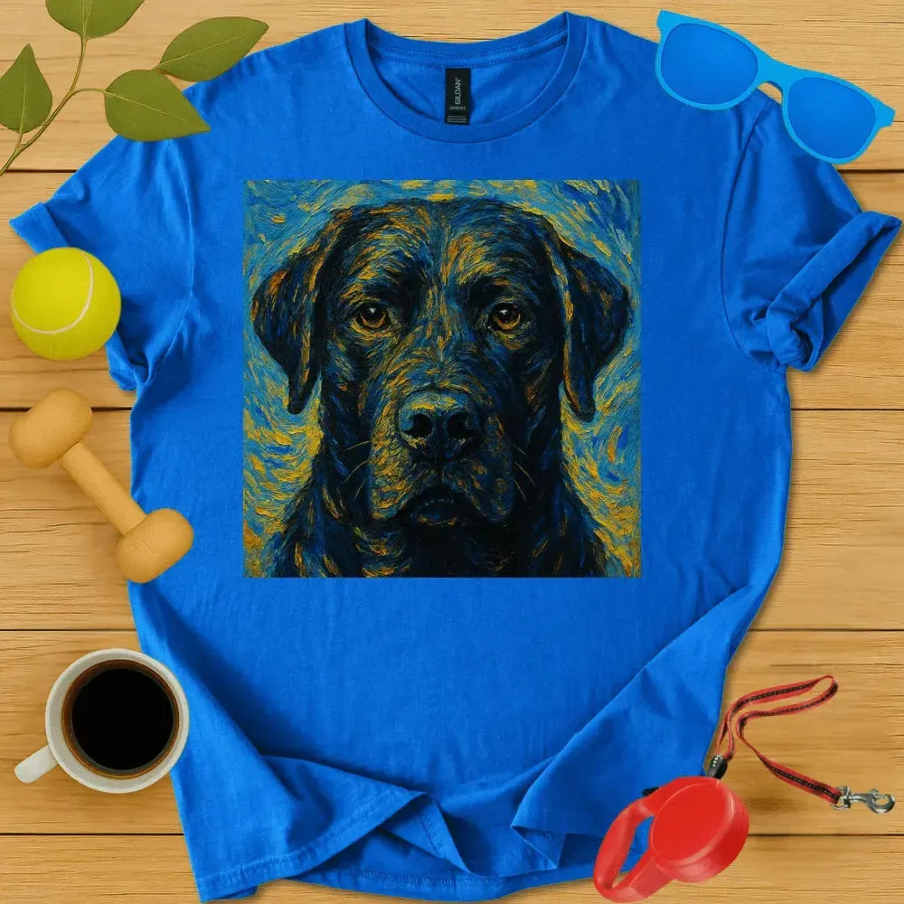 Labrador Retriever Van Gogh Tee