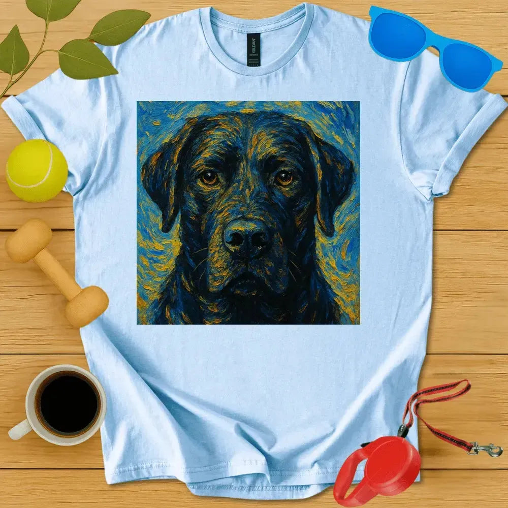 Labrador Retriever Van Gogh Tee