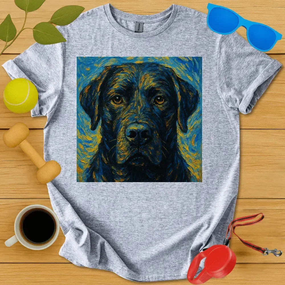 Labrador Retriever Van Gogh Tee