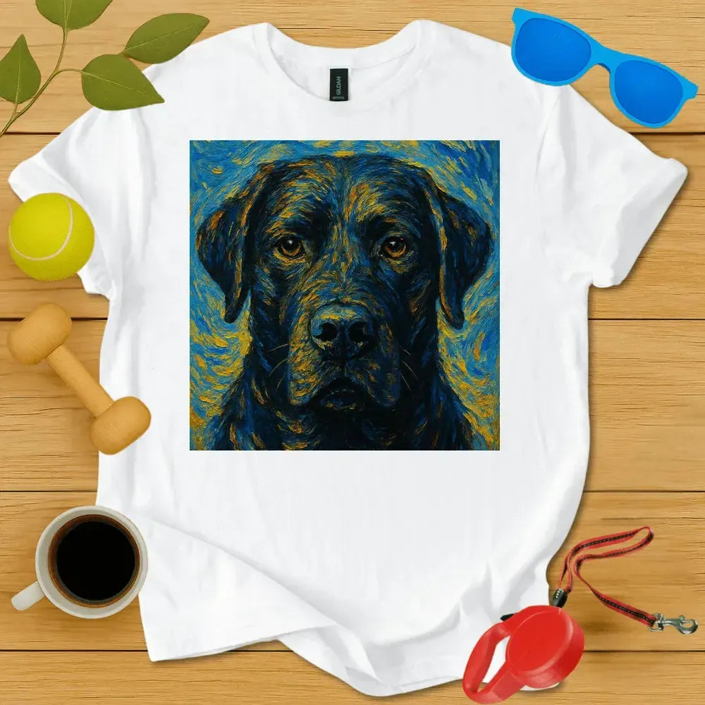 Labrador Retriever Van Gogh Tee