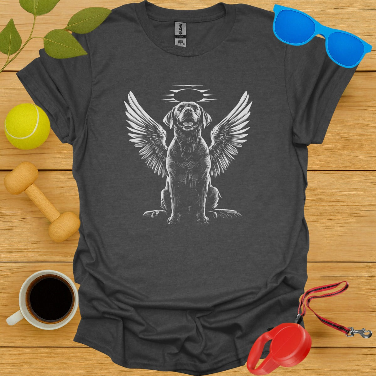 Labrador Retriever Wings and Halo Tee
