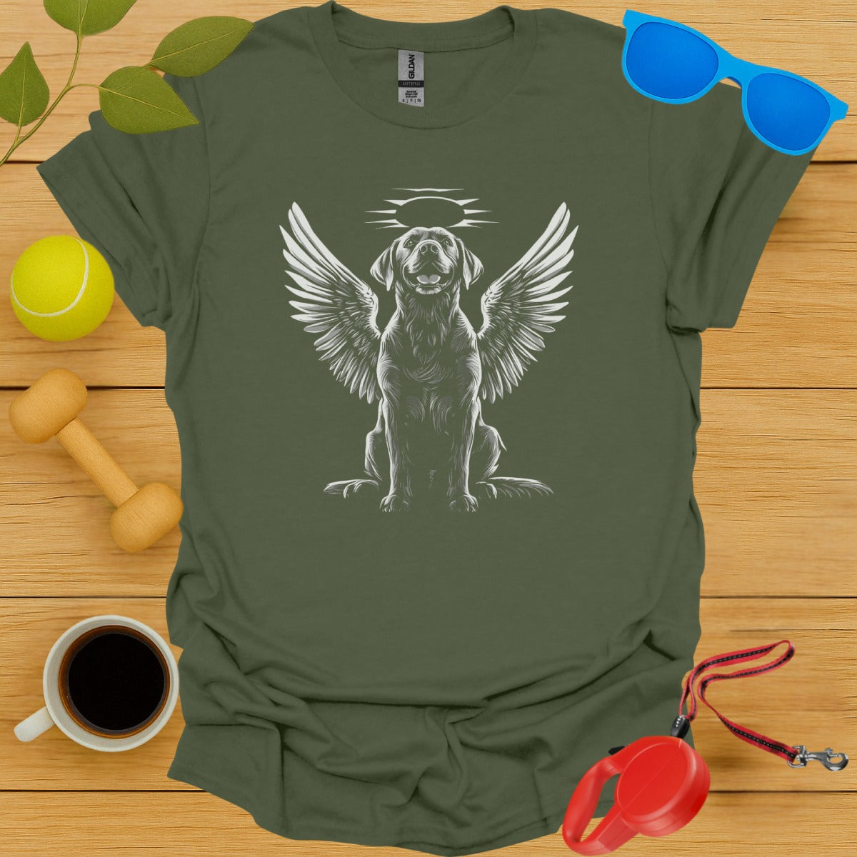 Labrador Retriever Wings and Halo Tee