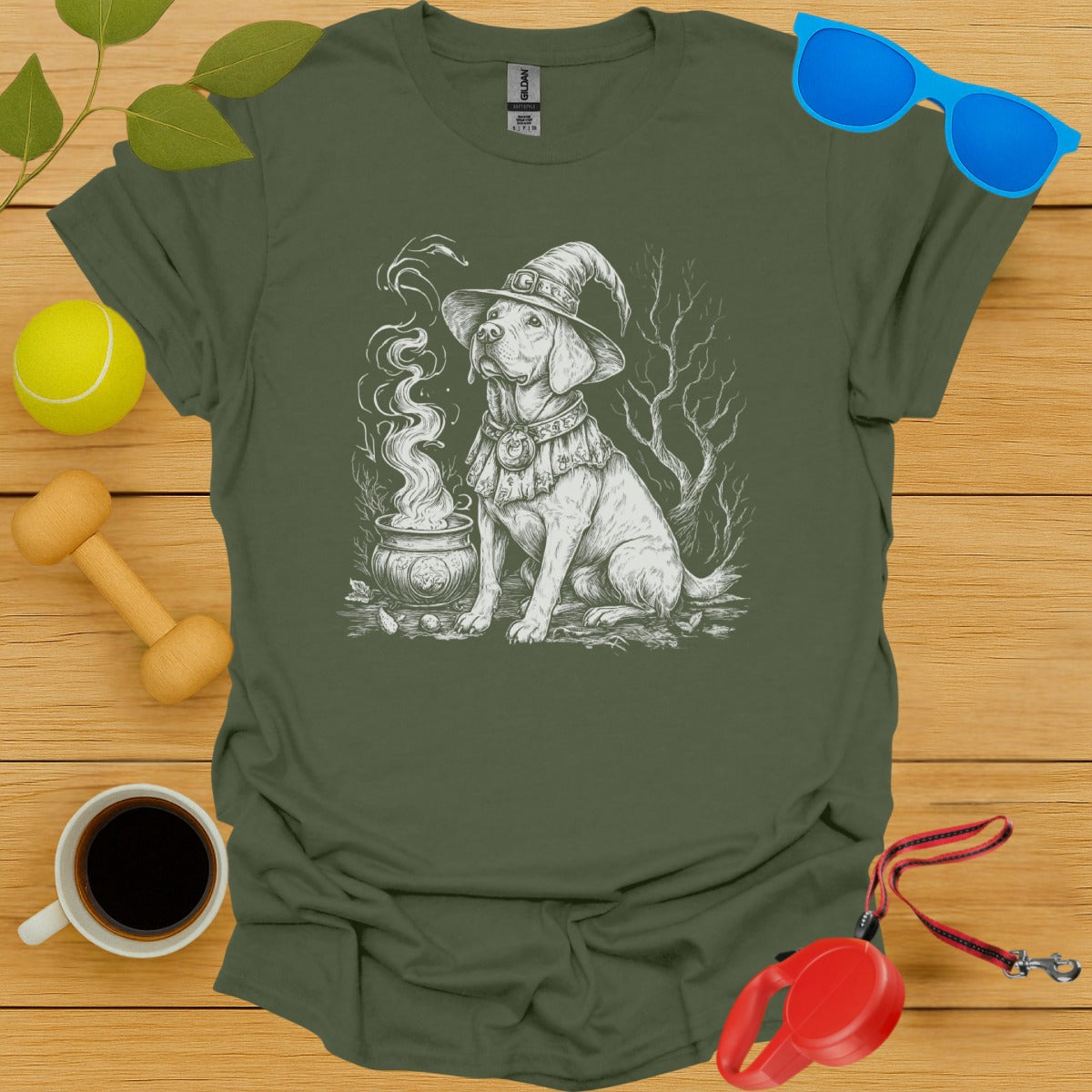Labrador Retriever Witch T-Shirt
