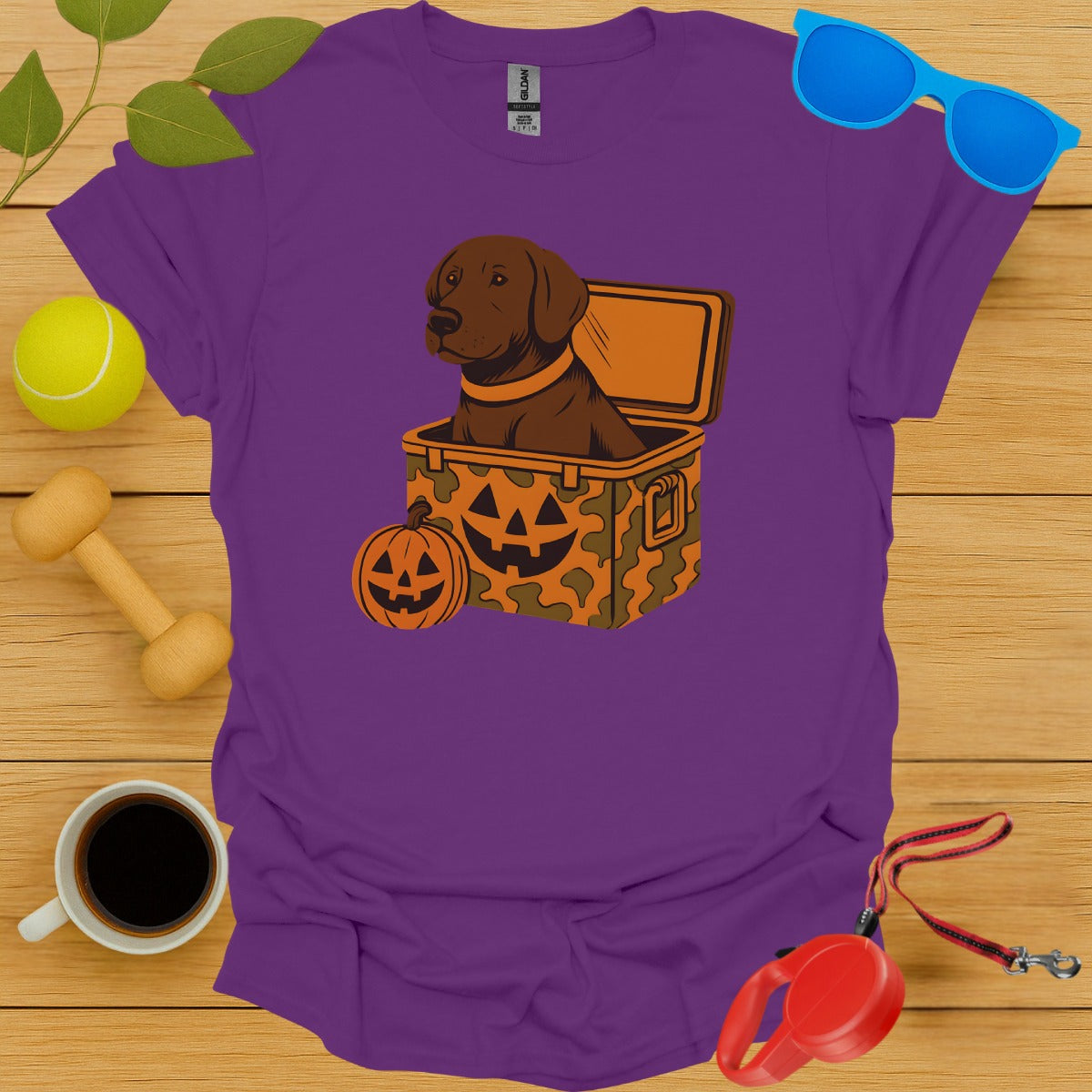 Halloween Pumpkin Dog Graphic Tee product type