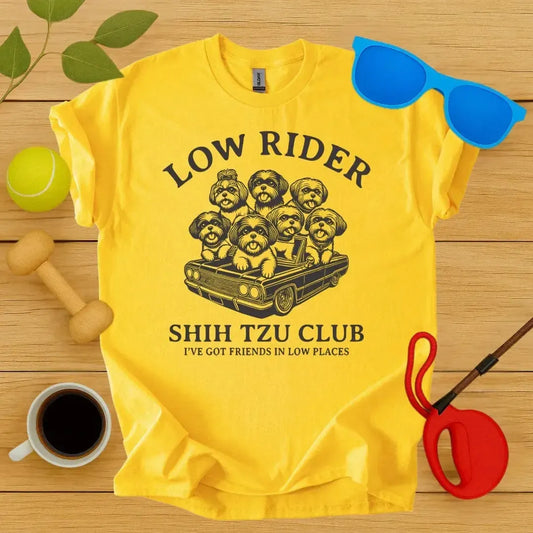 Low Rider Shih Tzu Club T-Shirt