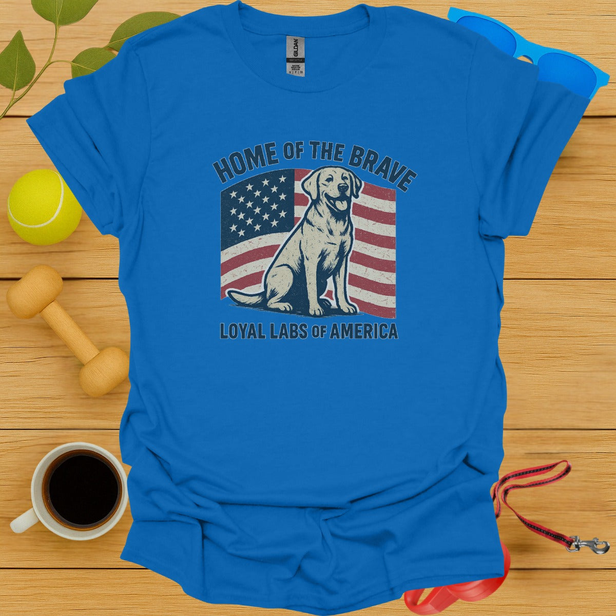 Home of the Brave Loyal Labs of America T-shirt product type