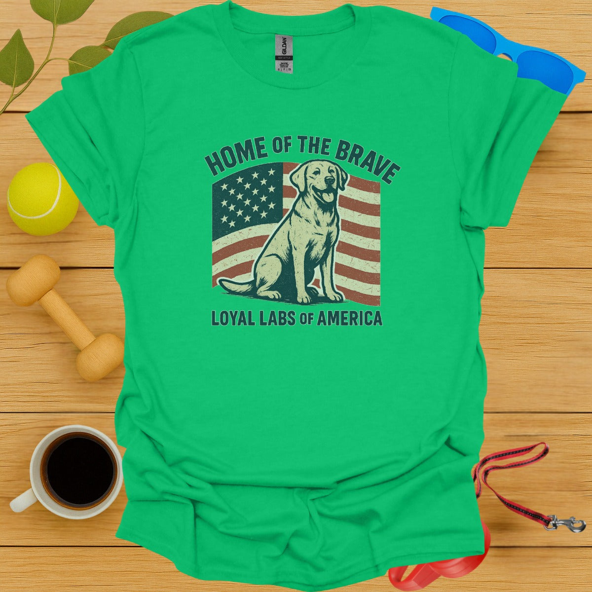 Home of the Brave Loyal Labs of America T-shirt product