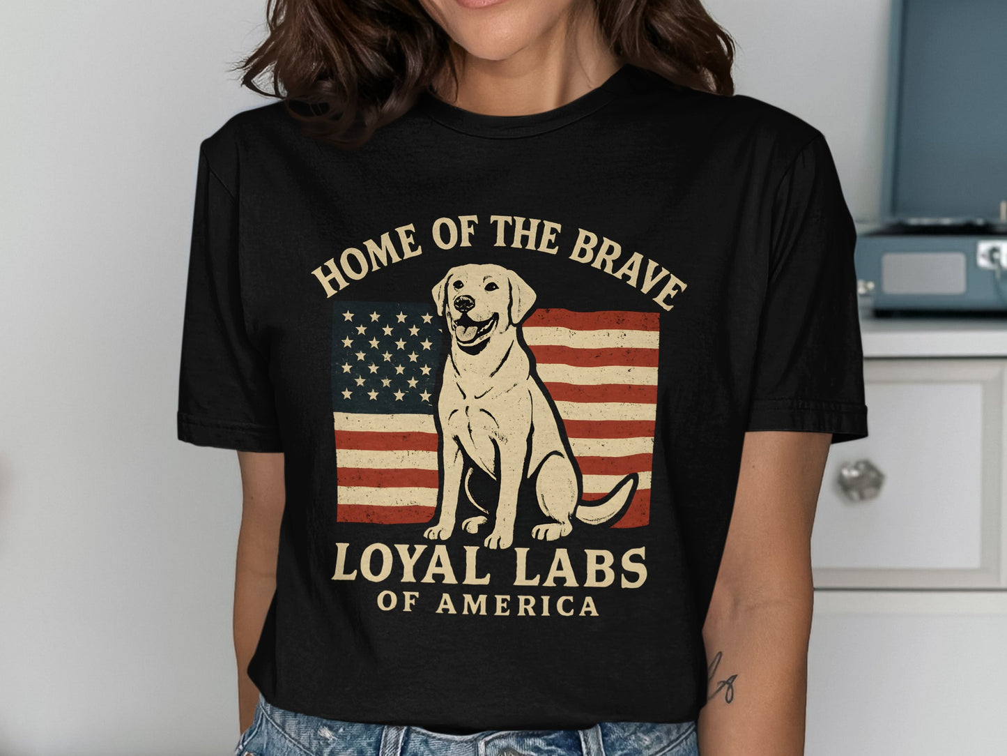 Home of the Brave Loyal Labs of America shirt product type