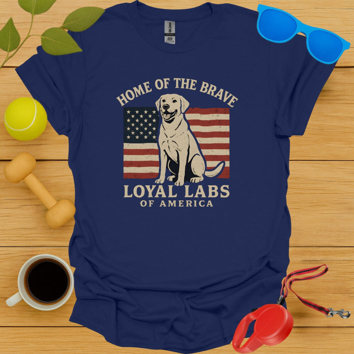 Home of The Brave Loyal Labs of America Shirt product type
