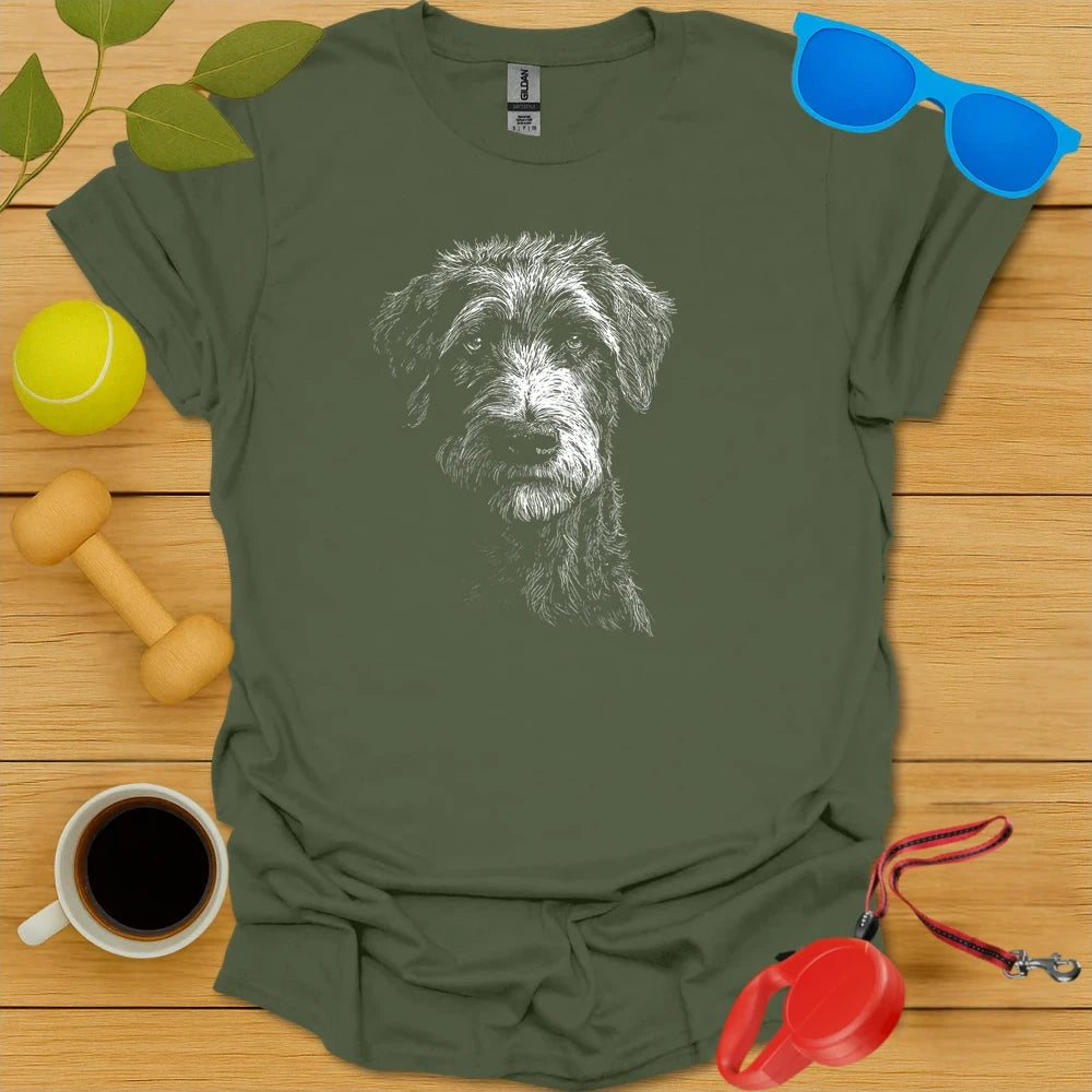 Mini Labradoodle Monochrome Tee
