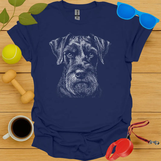 Miniature Schnauser Portrait Tee