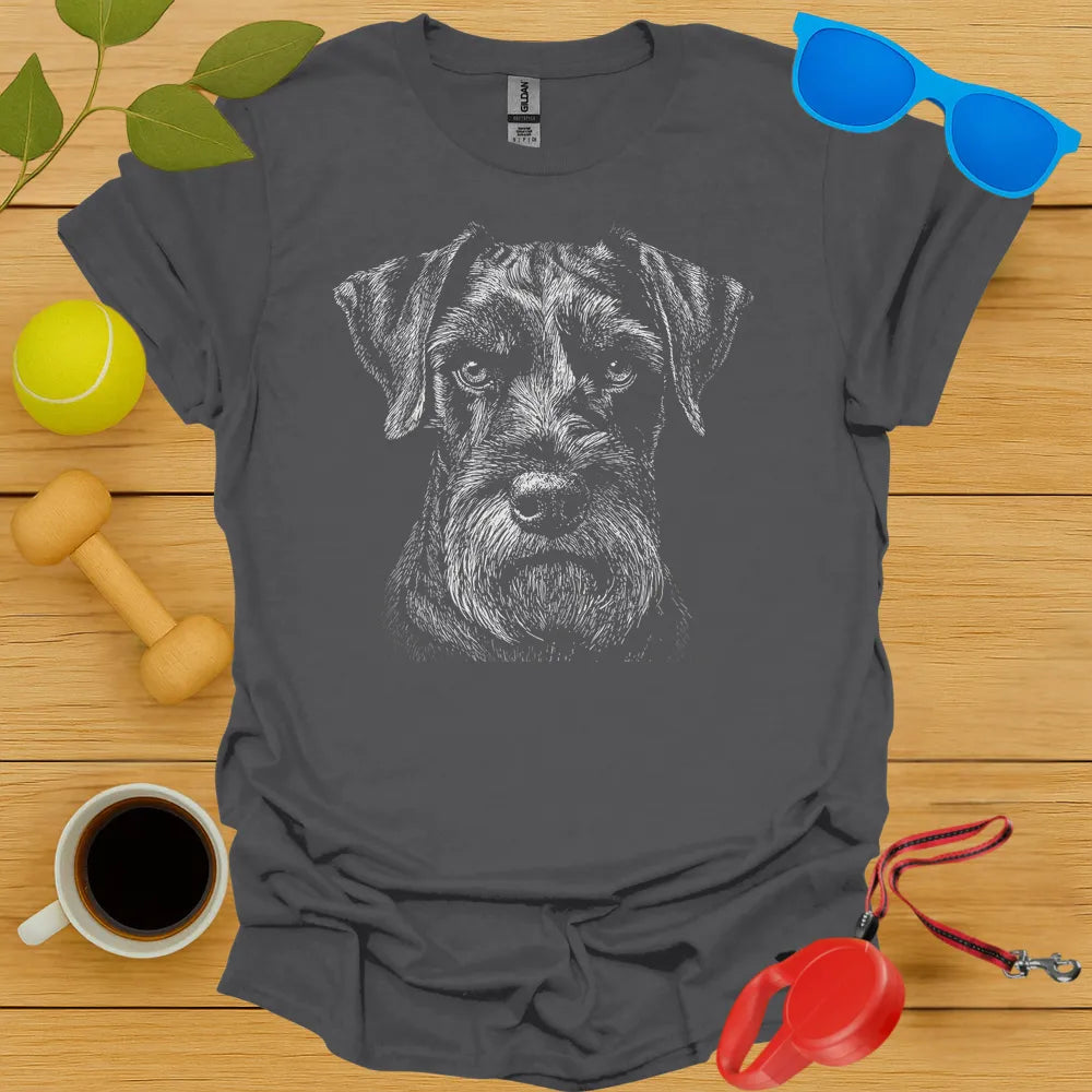 Miniature Schnauser Portrait Tee