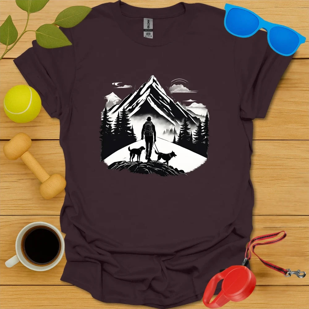 Misty Trail Pack | Hiking Dogs Graphic Tee
