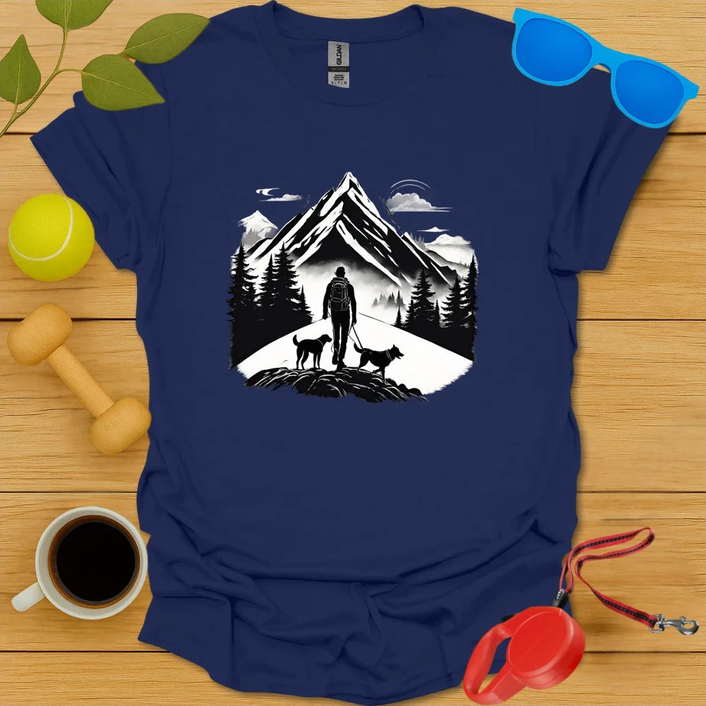 Misty Trail Pack | Hiking Dogs Graphic Tee