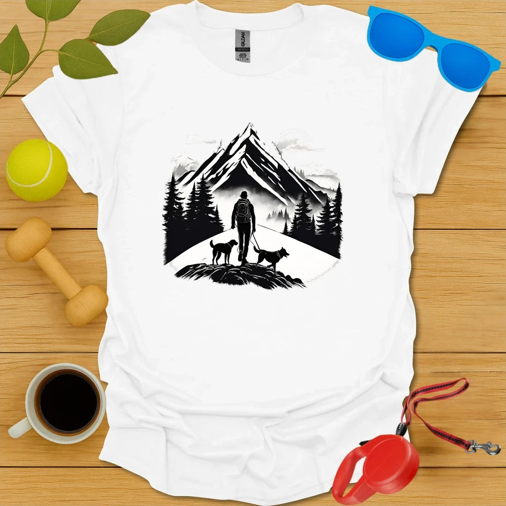 Misty Trail Pack | Hiking Dogs Graphic Tee