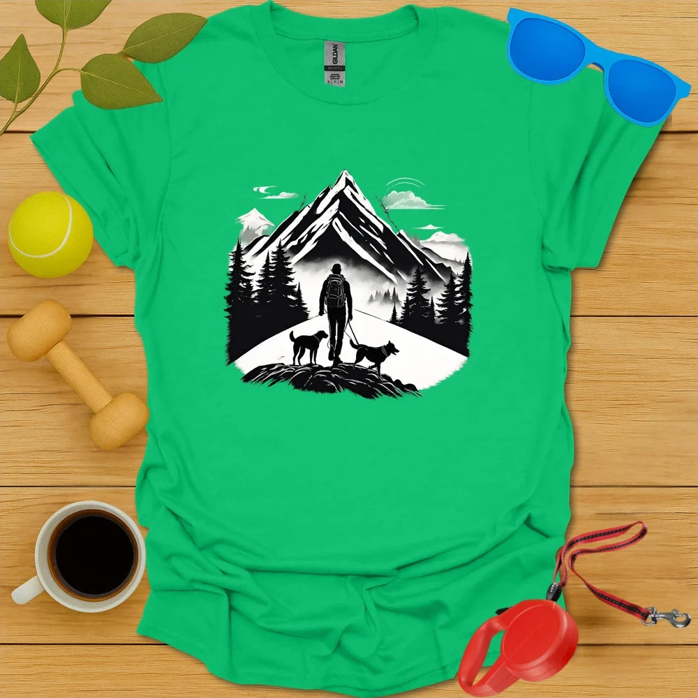 Misty Trail Pack | Hiking Dogs Graphic Tee