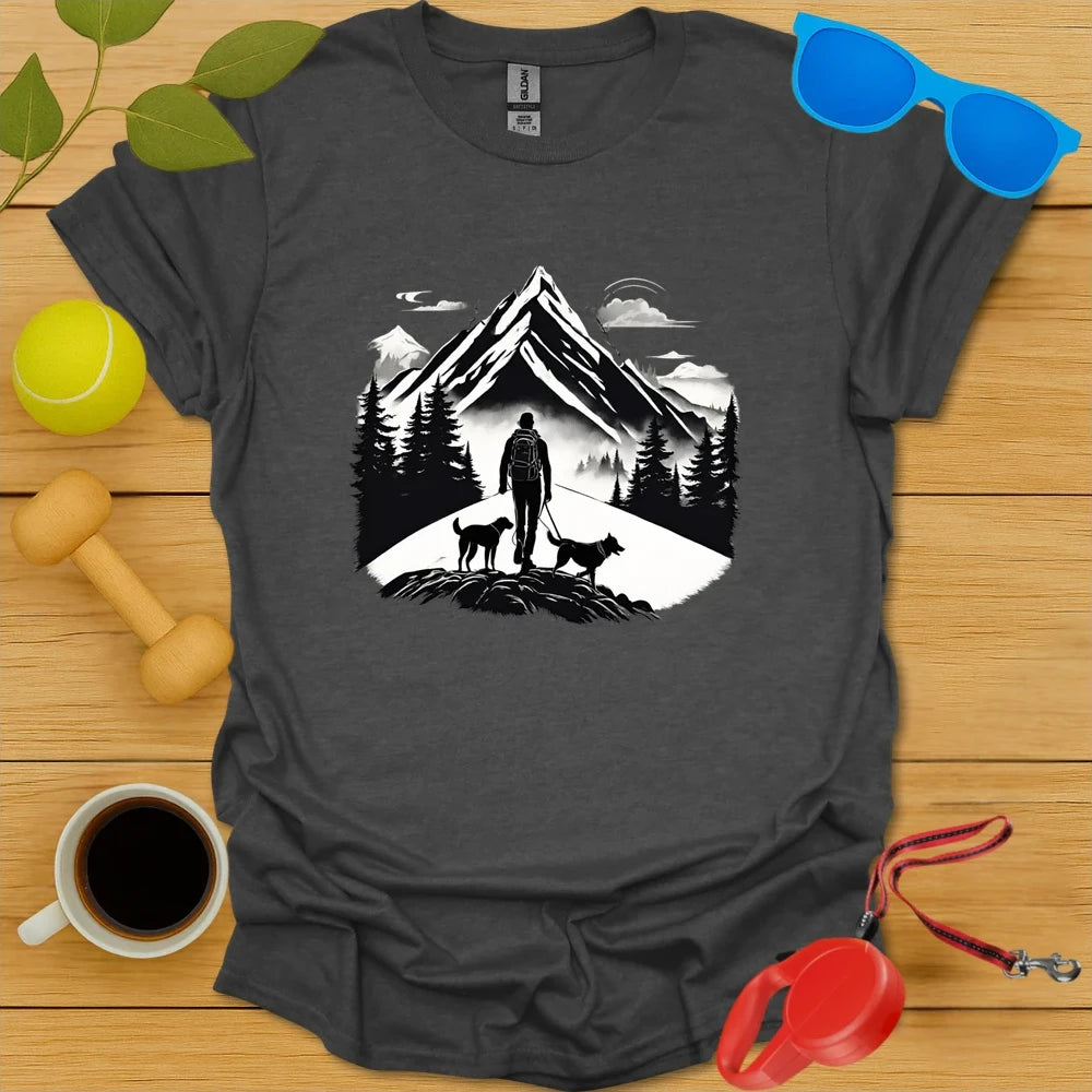 Misty Trail Pack | Hiking Dogs Graphic Tee