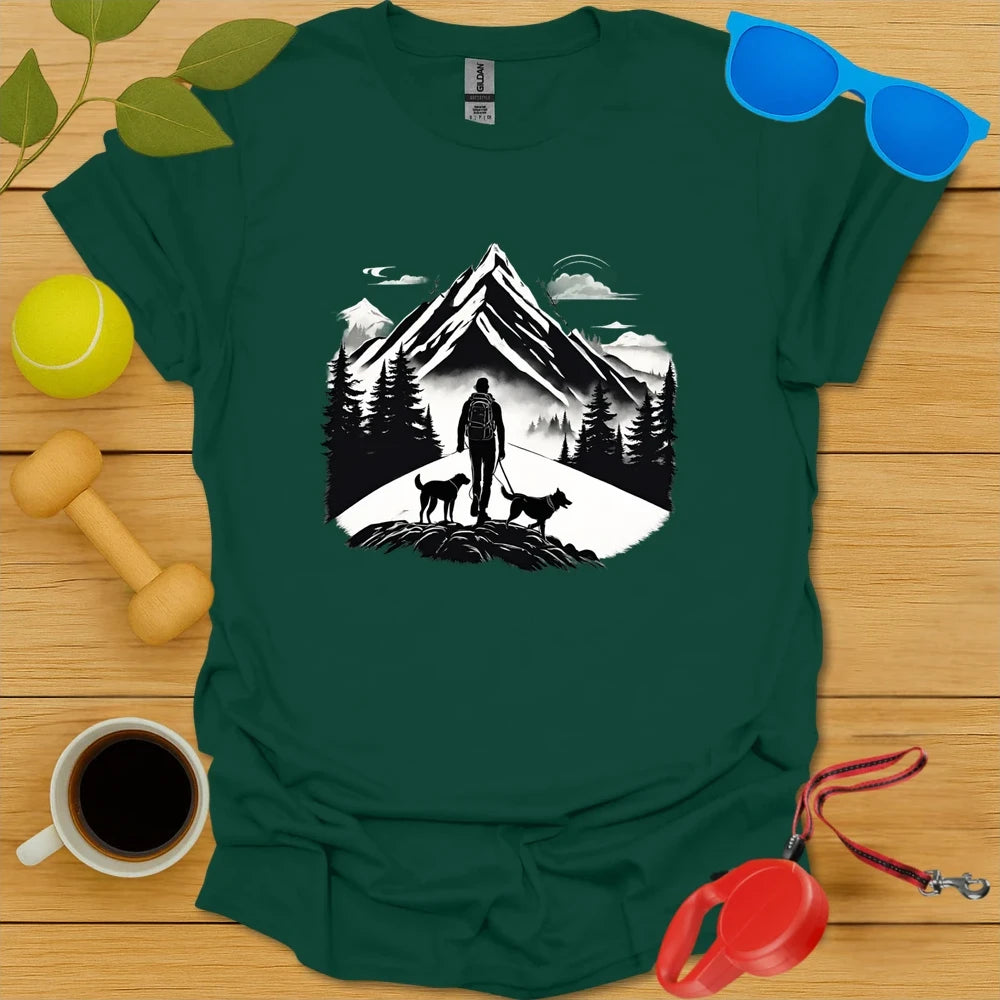Misty Trail Pack | Hiking Dogs Graphic Tee