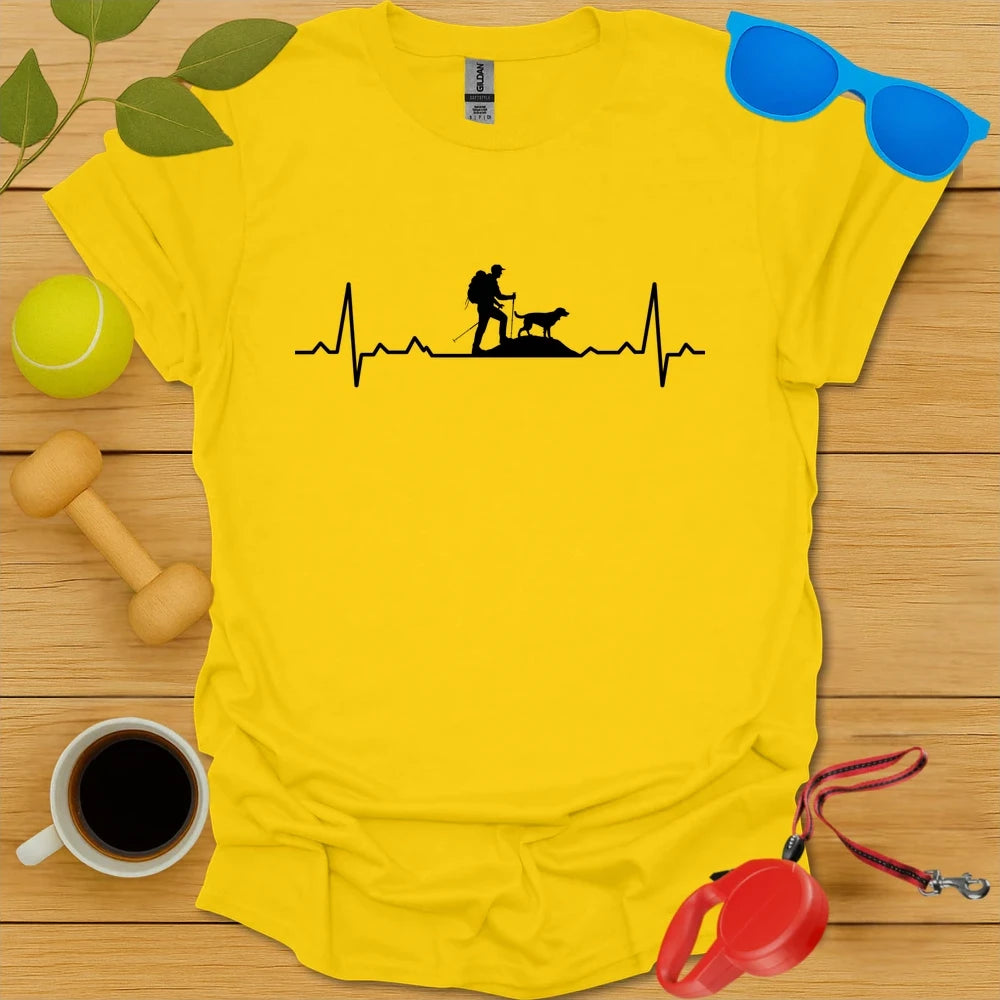 My Heart Beats for Trails & Dogs | Hiking Shirt - Daisy