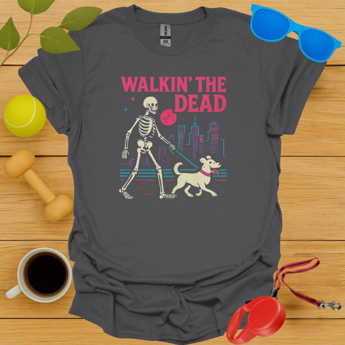 Walkin' The Dead Urban Style Skeleton Design T-shirt product type