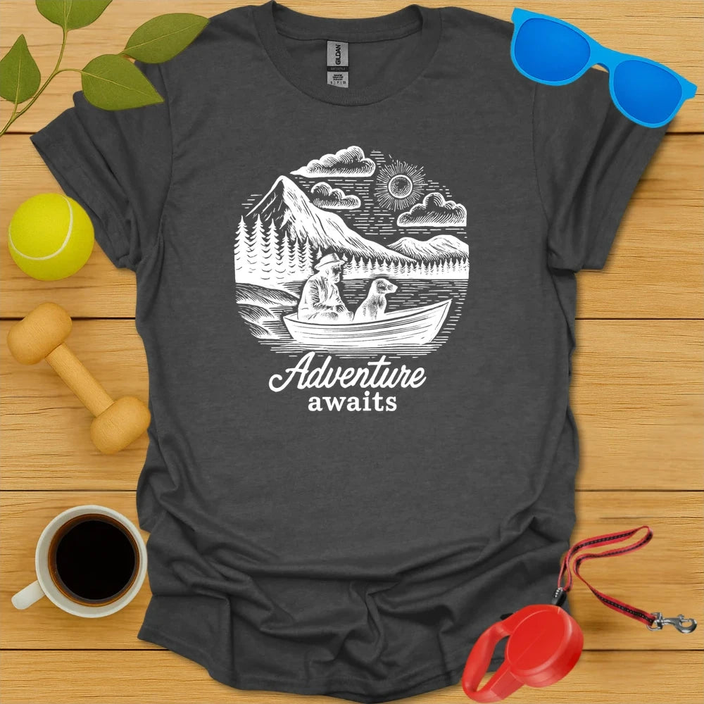 Outdoor Explorer Shirt | Adventure Awaits Dog Design-Critter Lane
