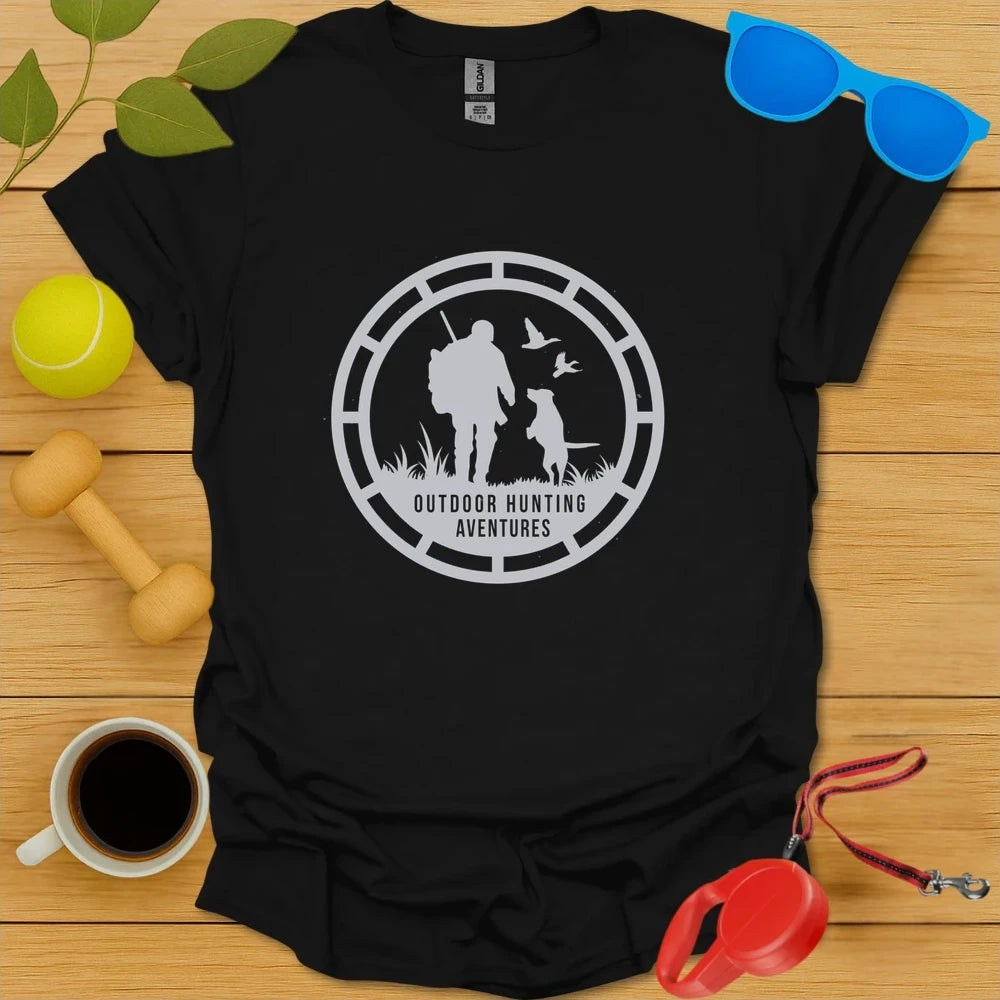 Outdoor Hunting Adventures Tee - Black