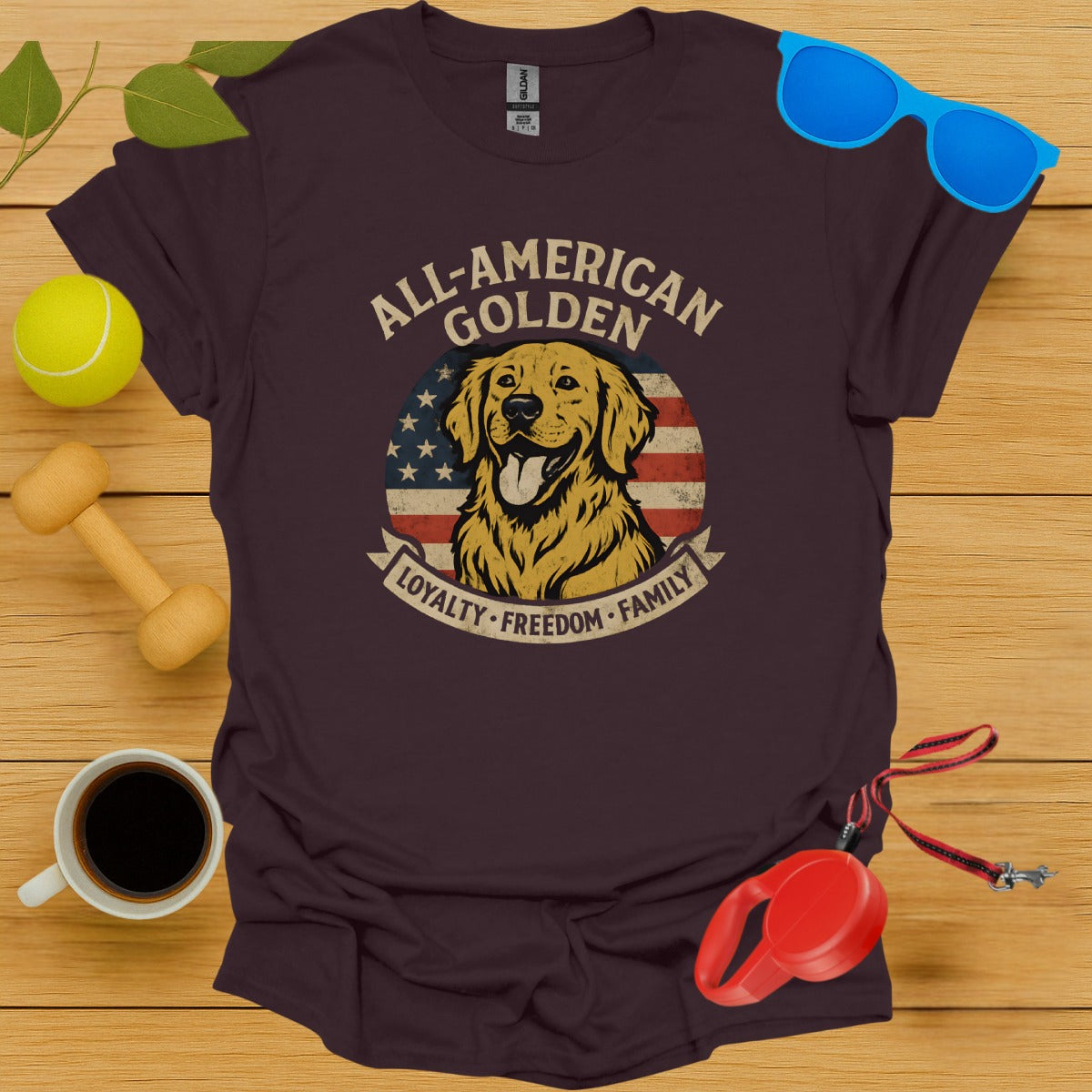 All-American Golden Loyalty Freedom Family T-shirt product