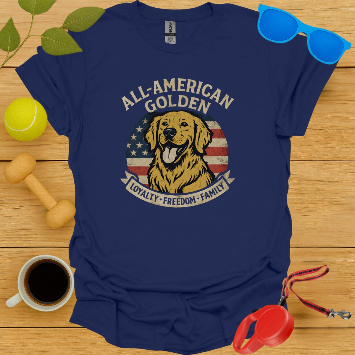 All-American Golden Loyalty Freedom Family T-shirt product
