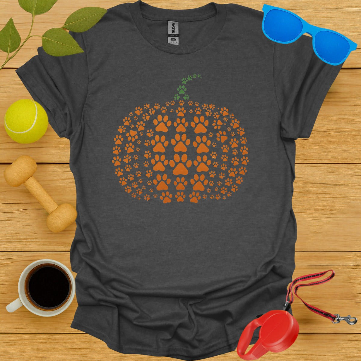 Paws Pumpkin Printed Design Short Sleeve Shirt product type