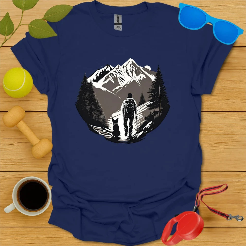 Paws on the Path | Hiking Graphic T-Shirt