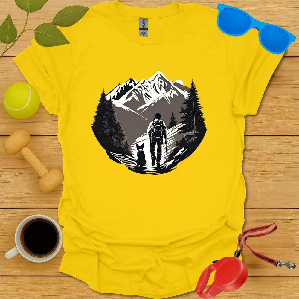 Paws on the Path | Hiking Graphic T-Shirt