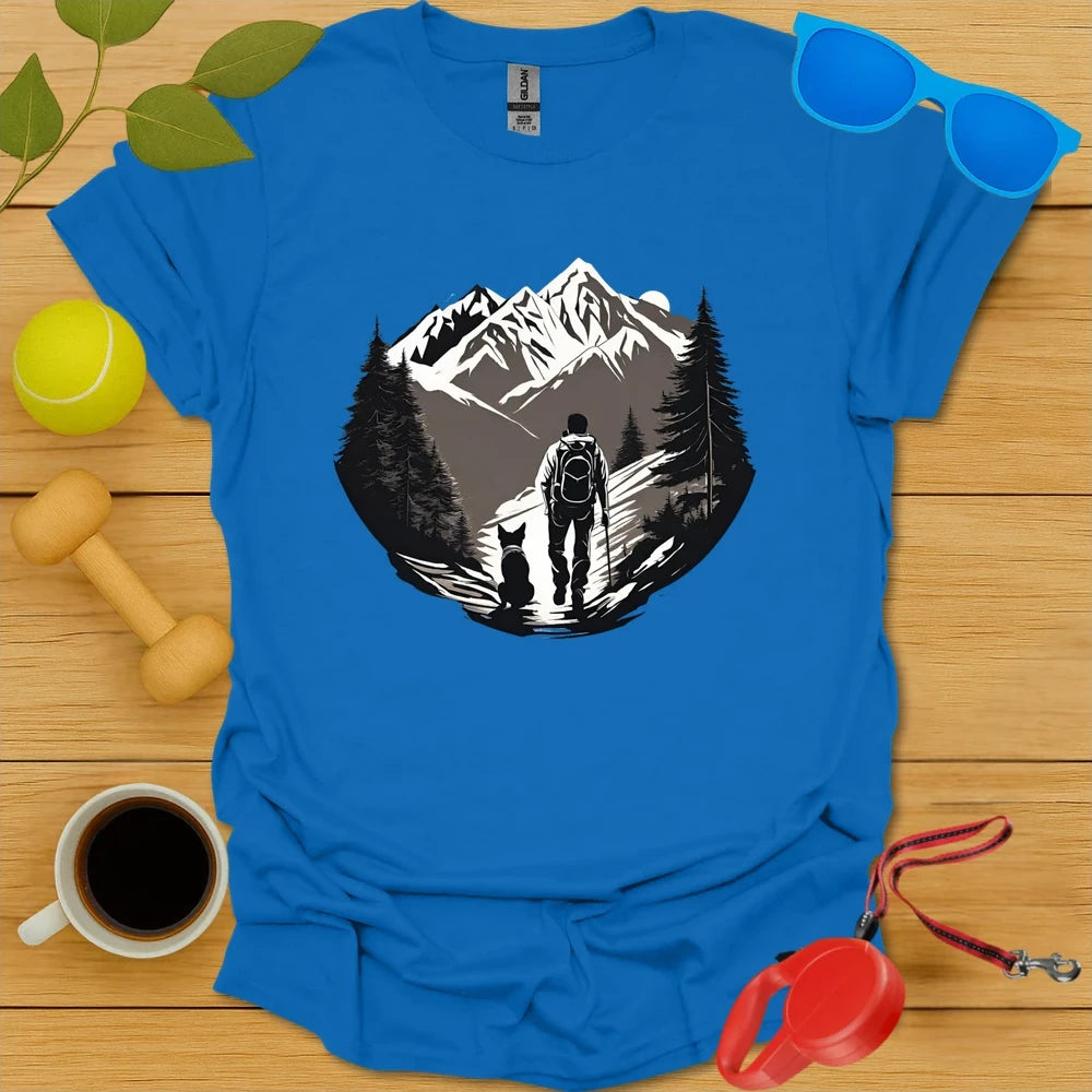 Paws on the Path | Hiking Graphic T-Shirt