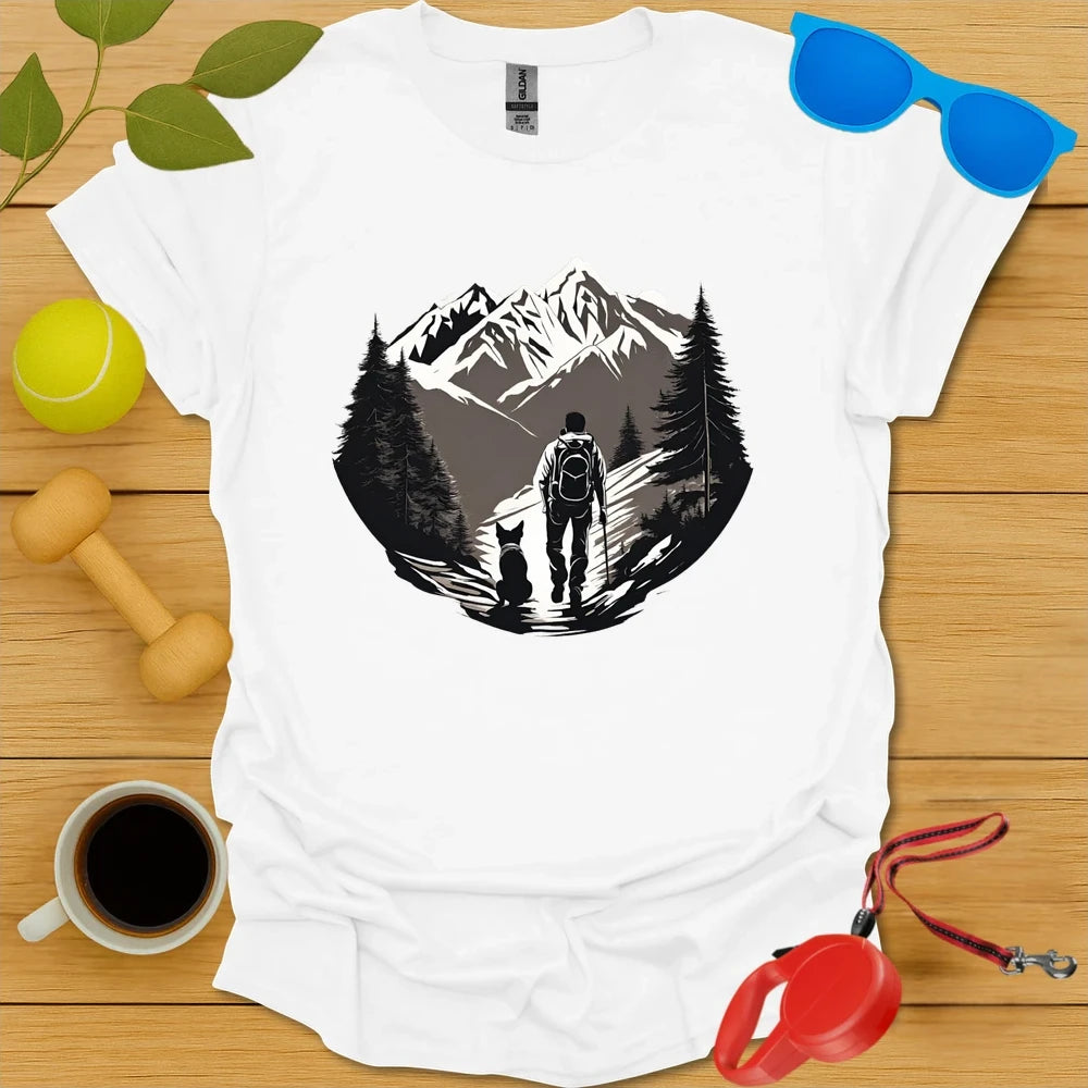 Paws on the Path | Hiking Graphic T-Shirt
