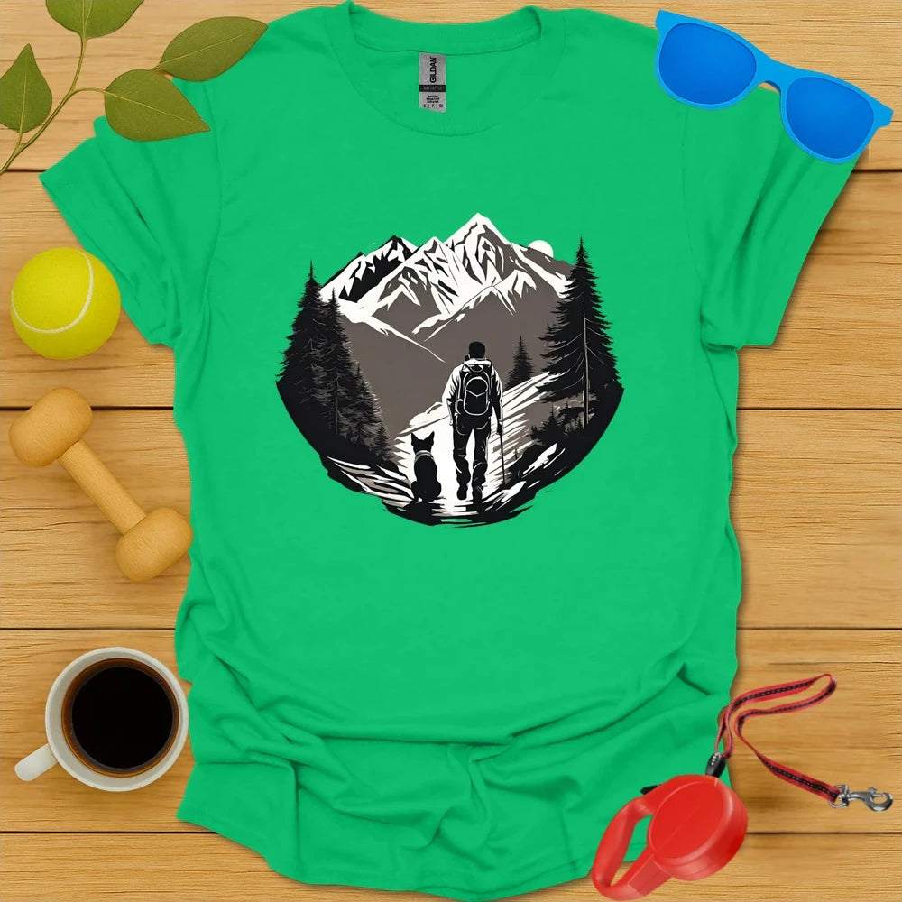 Paws on the Path | Hiking Graphic T-Shirt