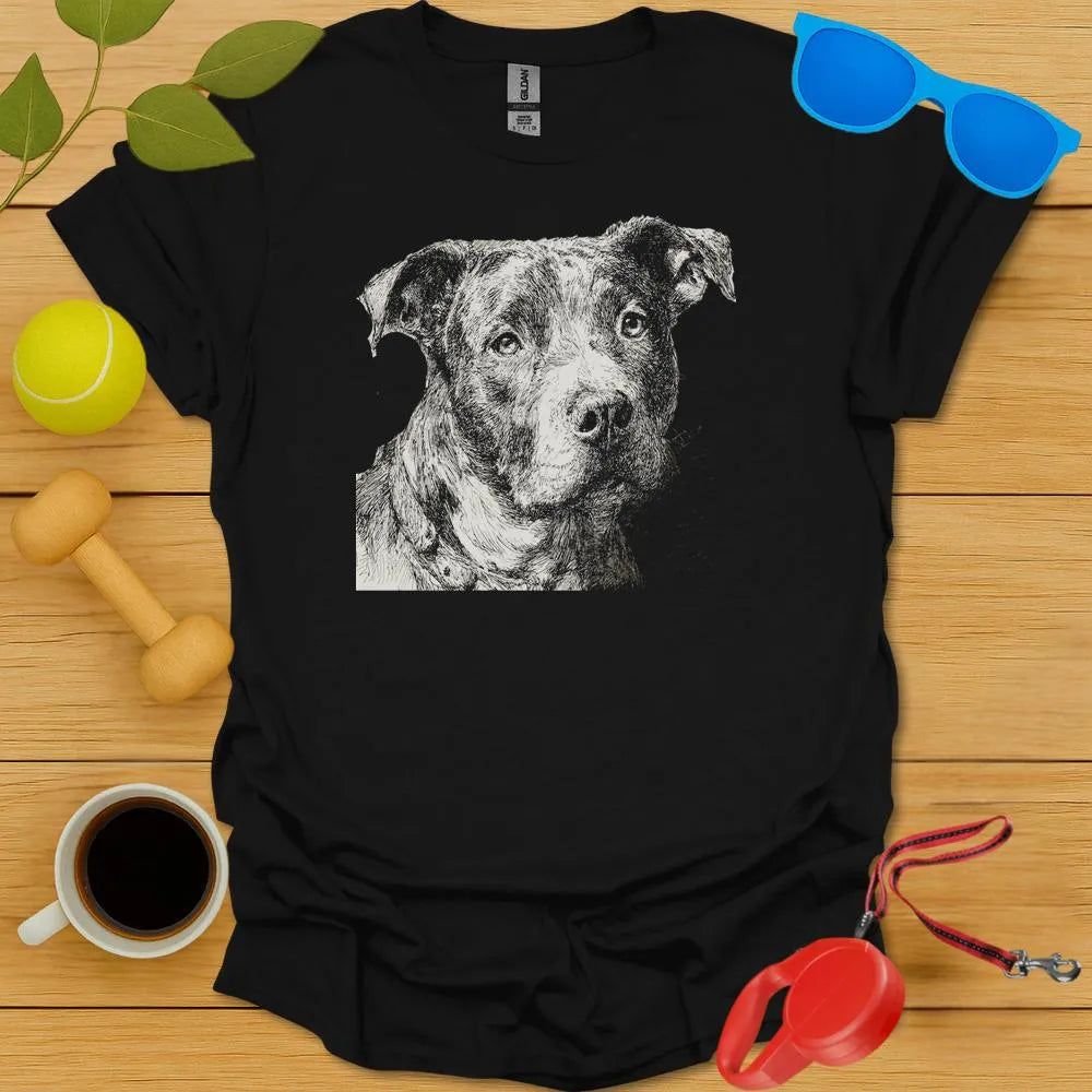 Pitbull Portrait Tee