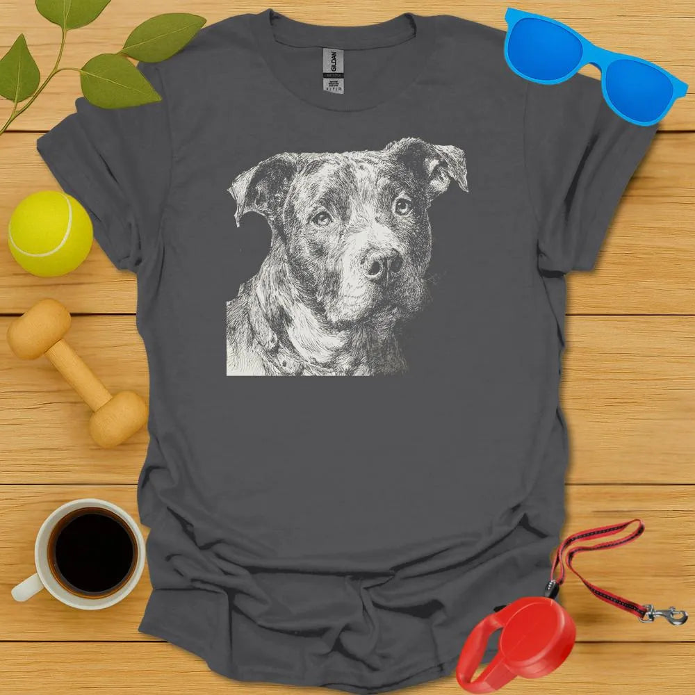 Pitbull Portrait Tee