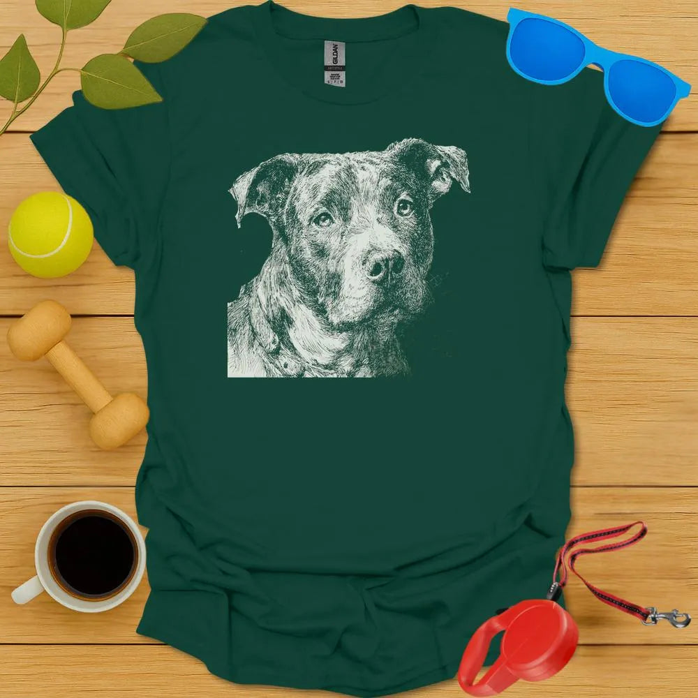 Pitbull Portrait Tee
