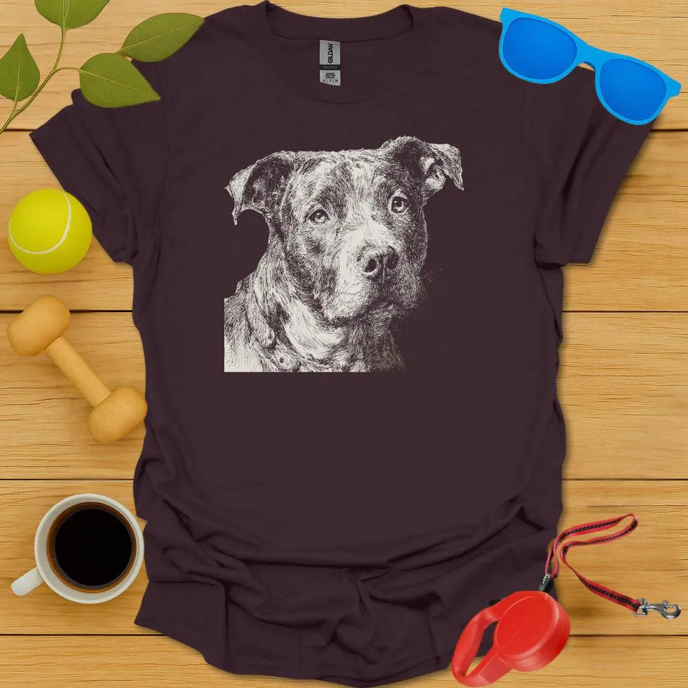 Pitbull Portrait Tee