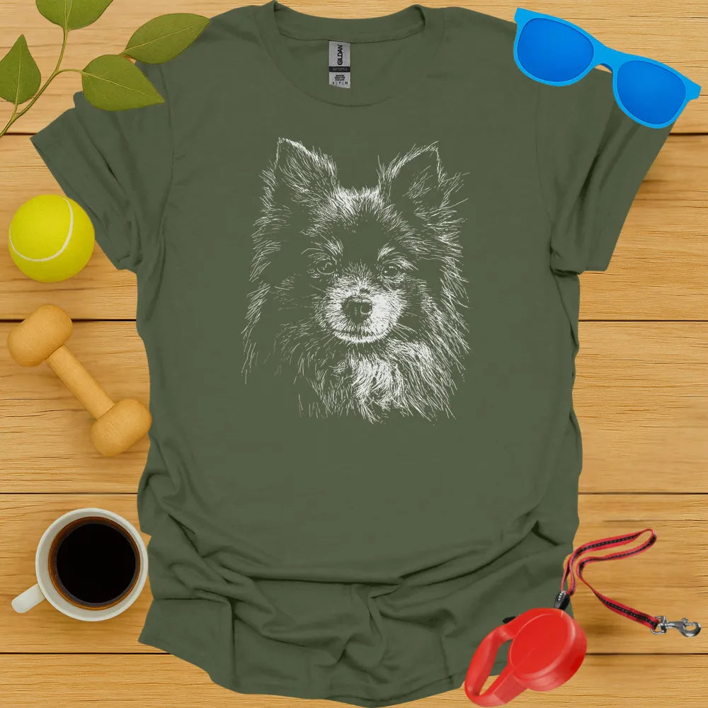 Pomeranian Portrait Tee