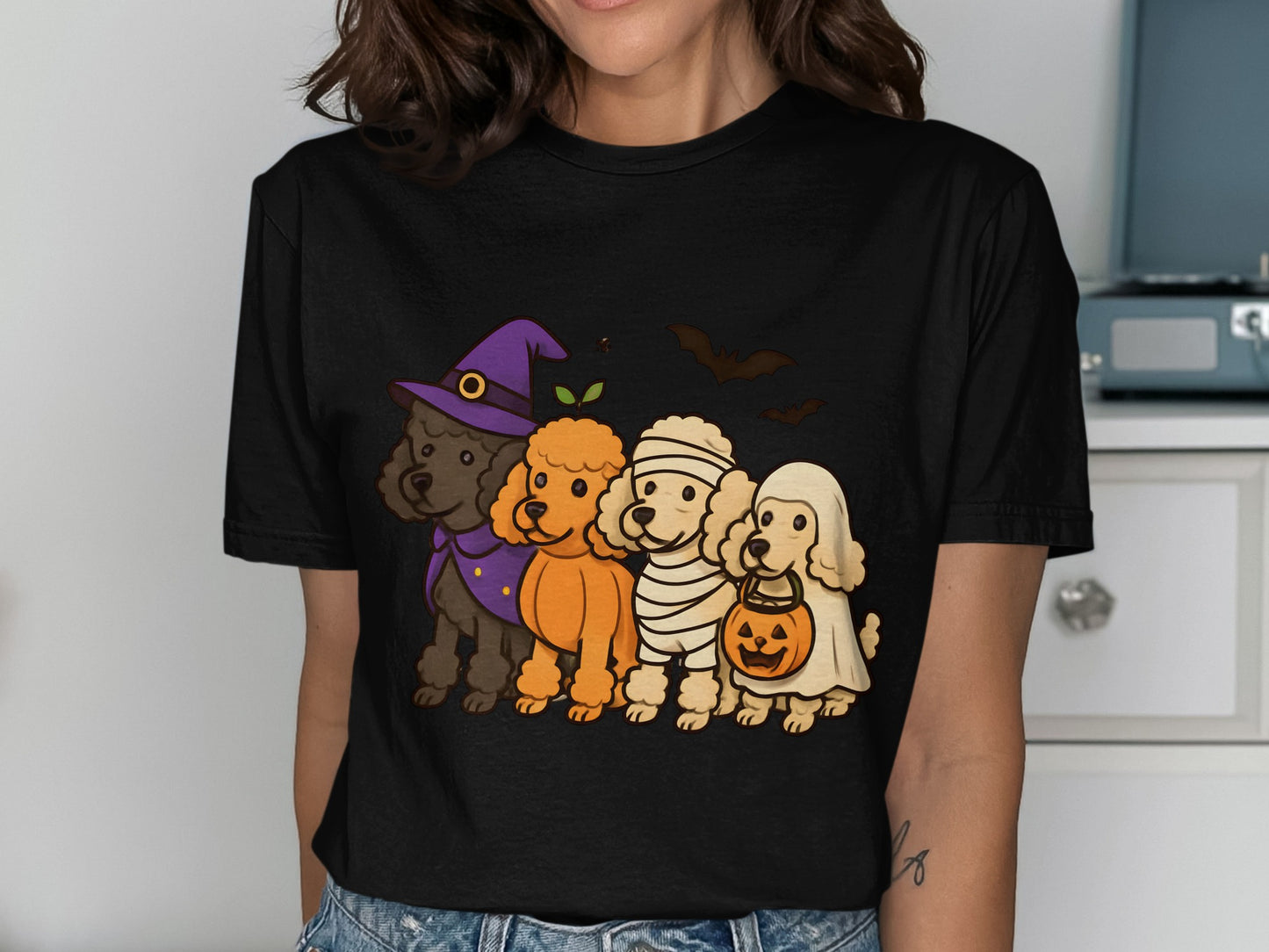 Halloween Theme Dogs in Costumes Graphic Shirt product type