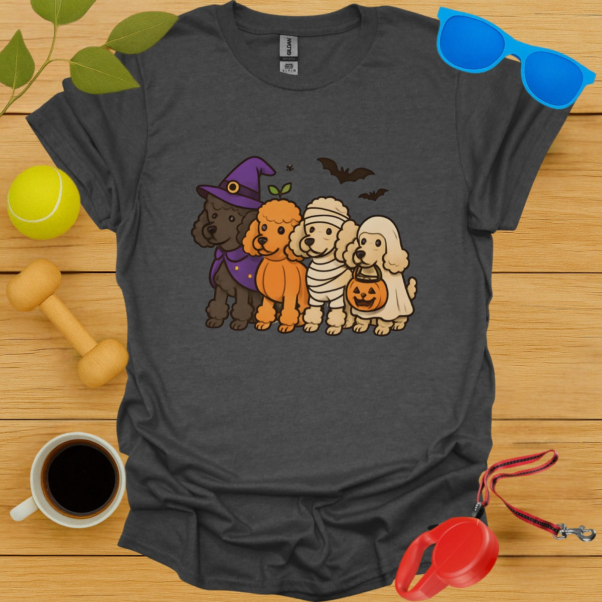 Adorable Dogs Halloween T-shirt Perfect for Festive Occasion