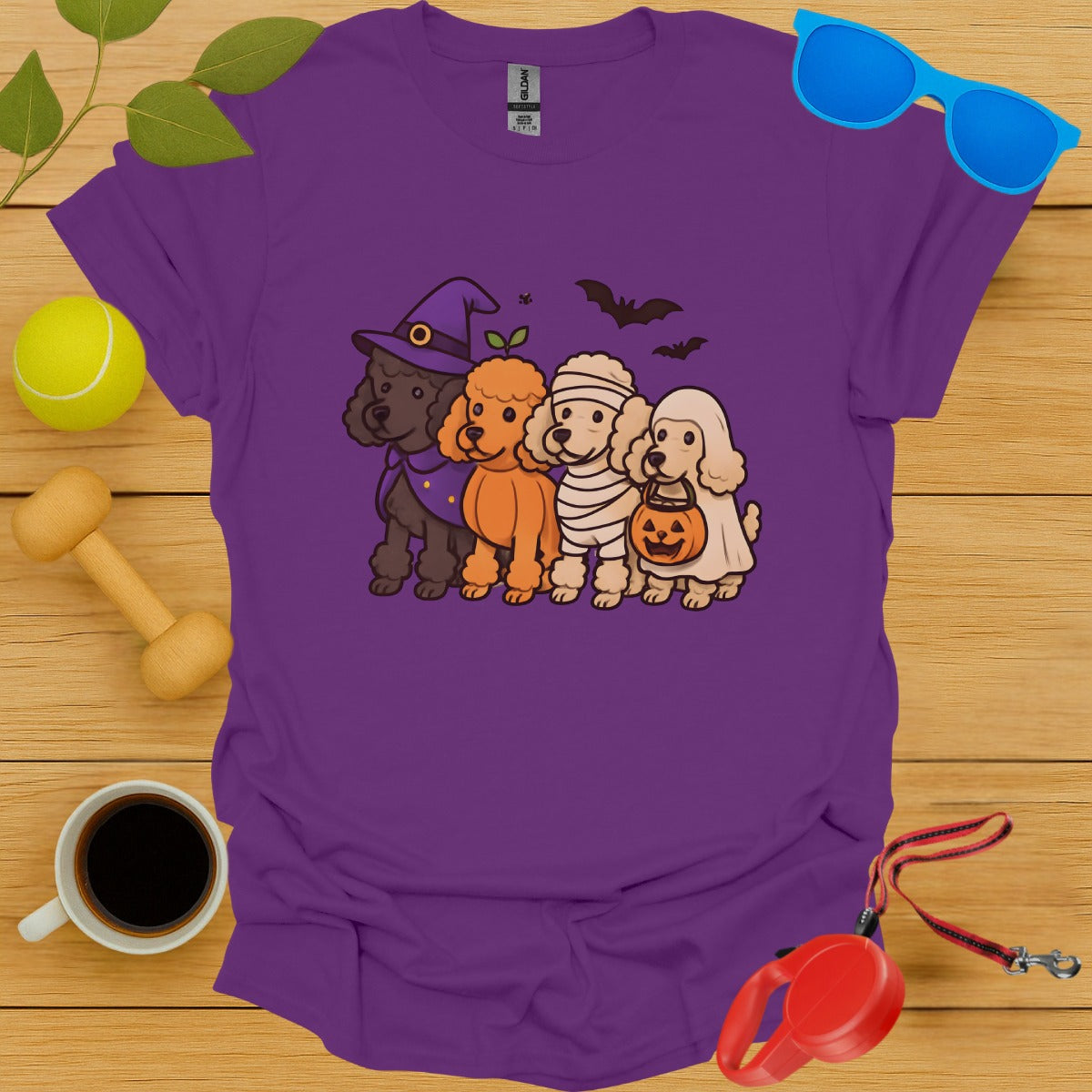 Cute Halloween Dogs Design for T-Shirt product type