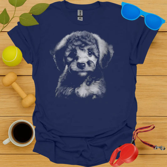 Poodle Puppy Portrait Tee