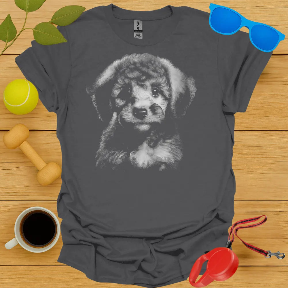 Poodle Puppy Portrait Tee