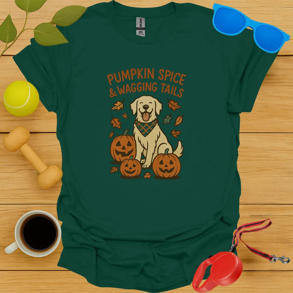 Pumpmpkin Spice Wags Tee