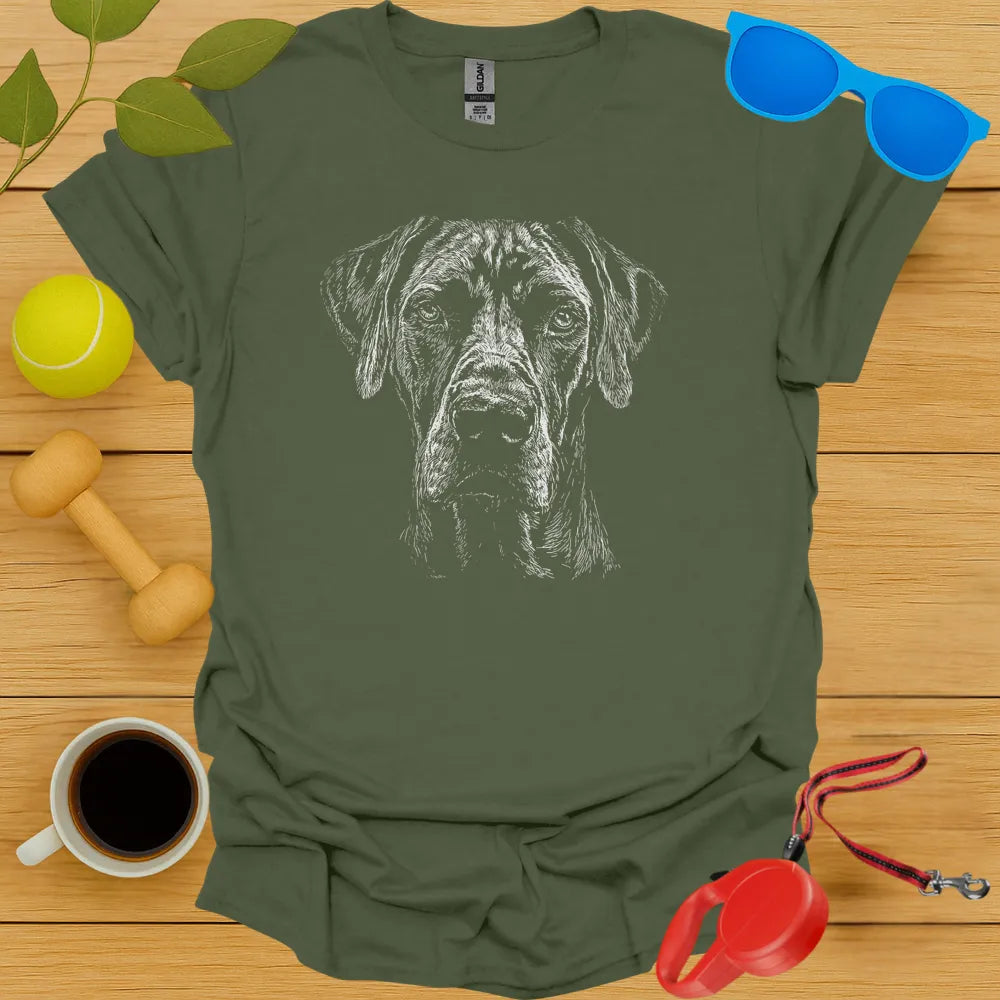 Rhodesian Ridgeback Portrait Tee