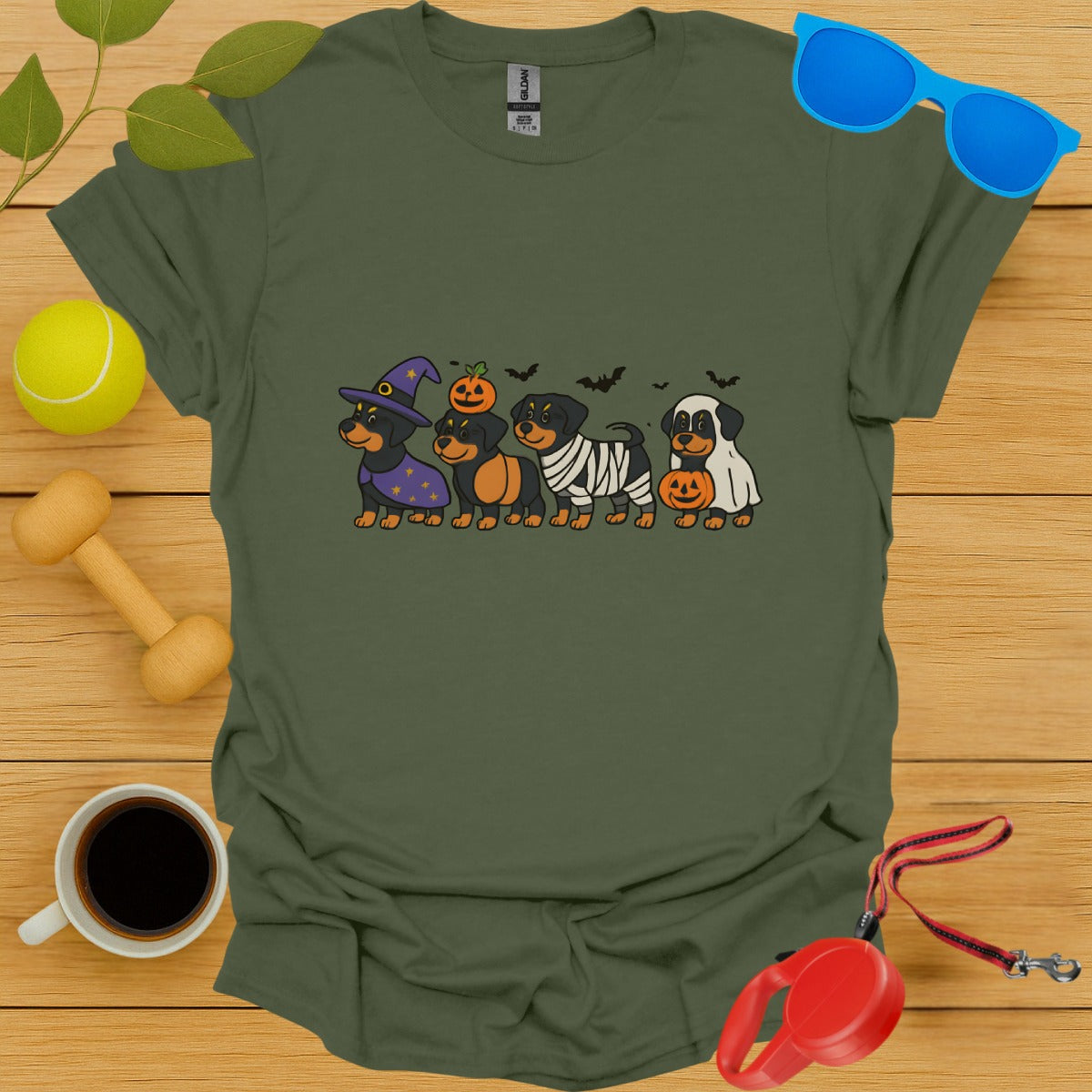 Adorable Halloween Dogs Graphic T-Shirt product type