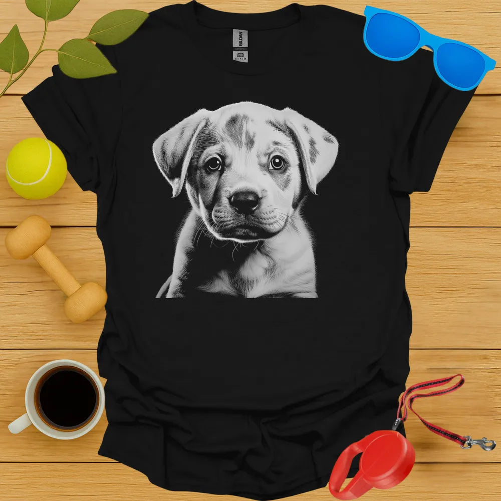 Rottweiler Puppy Portrait Tee