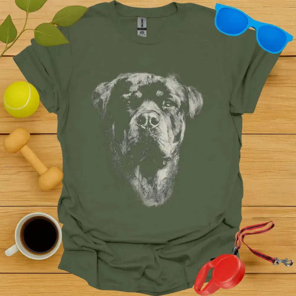 Rottweiler Sketch Tee
